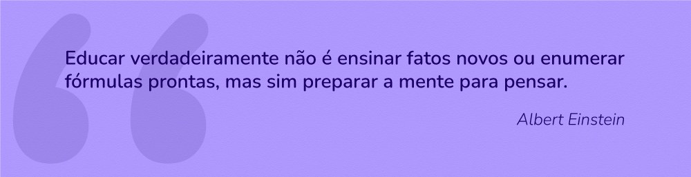 Frase inspiradora de Einstein sobre educação