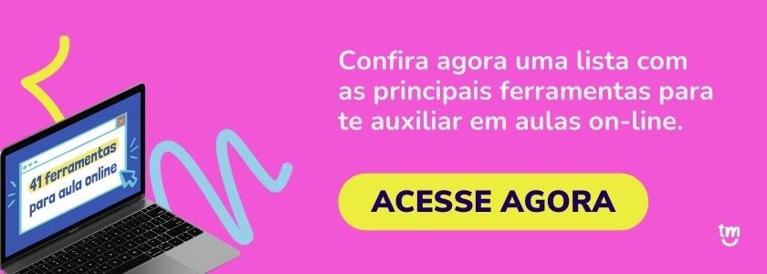 banner oferecendo gratuitamente a lista de ferramentas de aula online