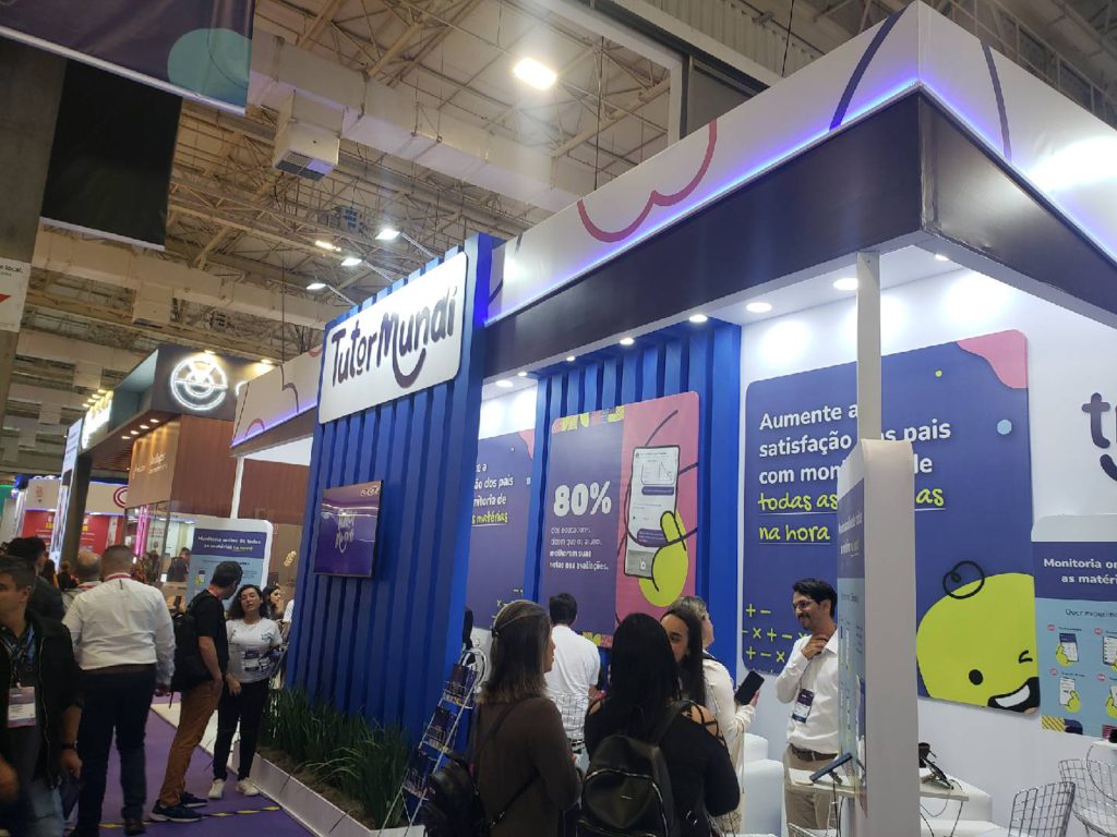 Estande TutorMundi na Bett Brasil 2023